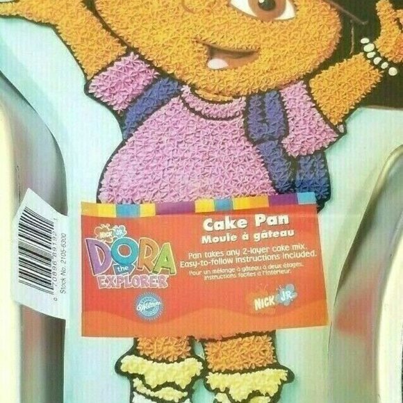 Cake Pan DORA Wilton Dora Explorer Contoured Children Birthday School Party VTG - Picture 3 of 8